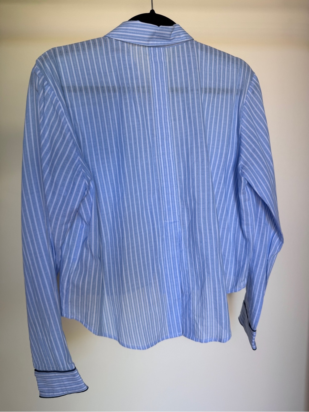L'AGENCE Cosette Stripe High-Low Shirt | Size S - Picture 10 of 11